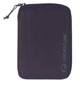 Lifeventure RFiD Mini Recycled Travel Wallet (Navy Blue)