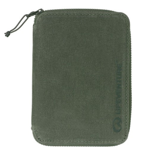Lifeventure RFiD Mini Recycled Travel Wallet (Olive)